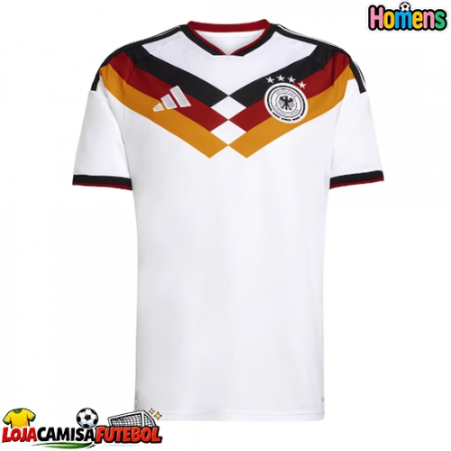 Camisa de Futebol Alemanha Equipamento Principal Mundo 2026 Manga Curta